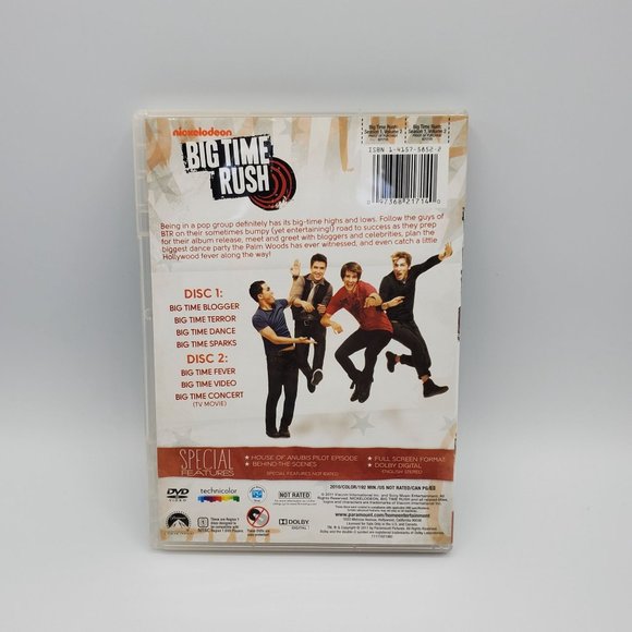 Big Time Rush DVD Season 1 Volume 2 Nickelodeon 2 Disc w Special Features - Picture 2 of 4